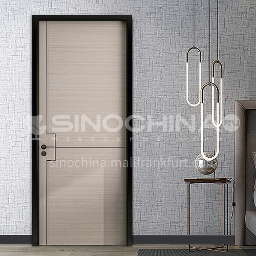 Cheap and affordable environmentally friendly composite wooden door hotel apartment door guest room door7